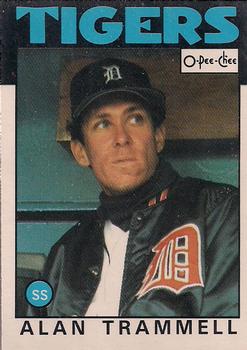 1986 O-Pee-Chee Baseball Cards 130     Alan Trammell